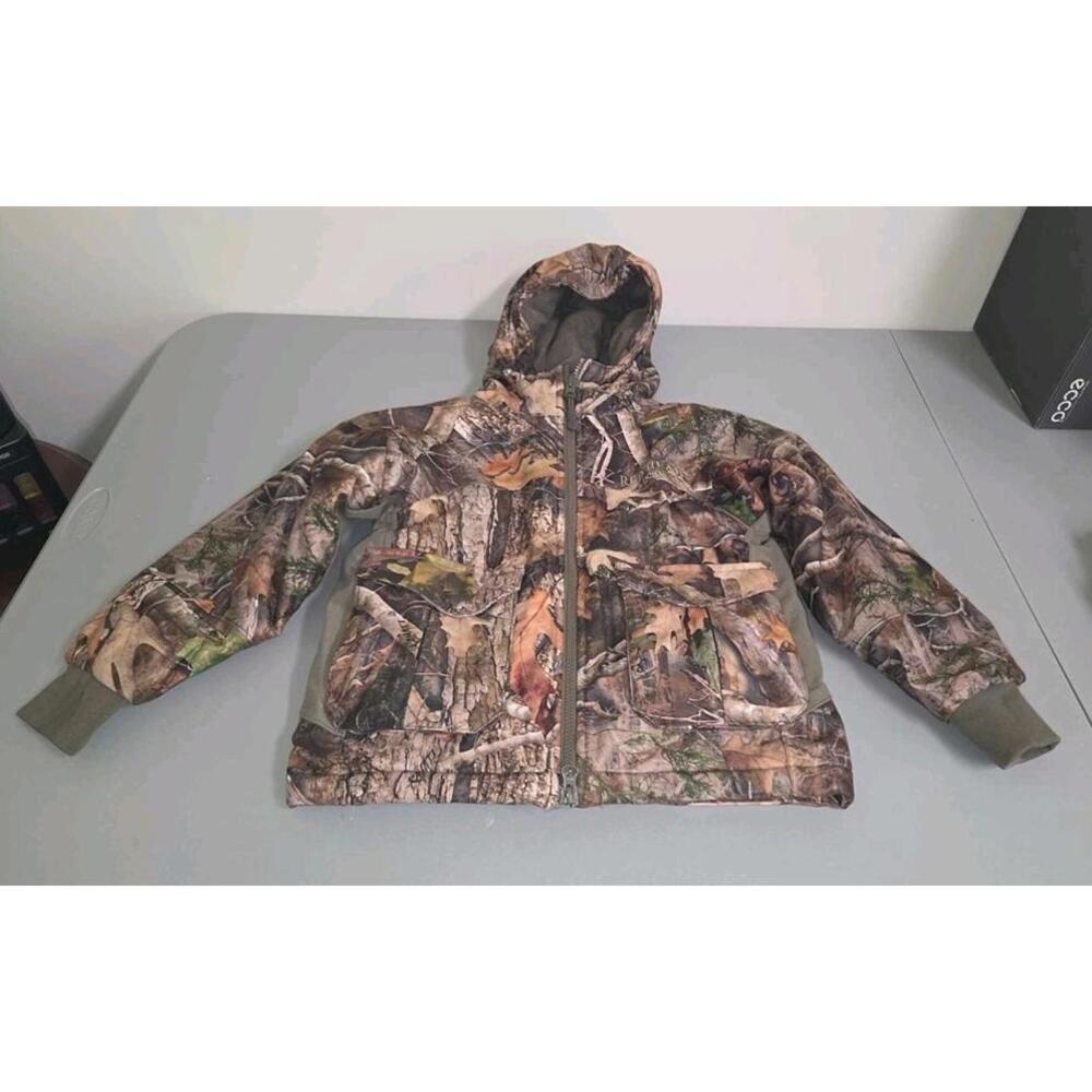 RedHead Youth Small Bone Dry Insulated Waterproof Thermolite Camo Coat W/ Hood